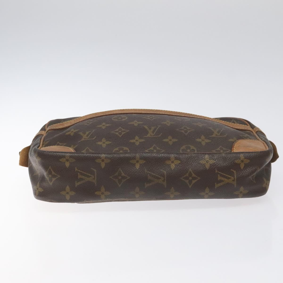 LOUIS VUITTON Monogram Compiegne 28 Clutch Bag M51845 LV Auth EC650