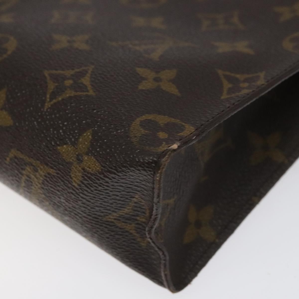 LOUIS VUITTON Monogram Poche Toilette 26 Pouch M47542 LV Auth EC669