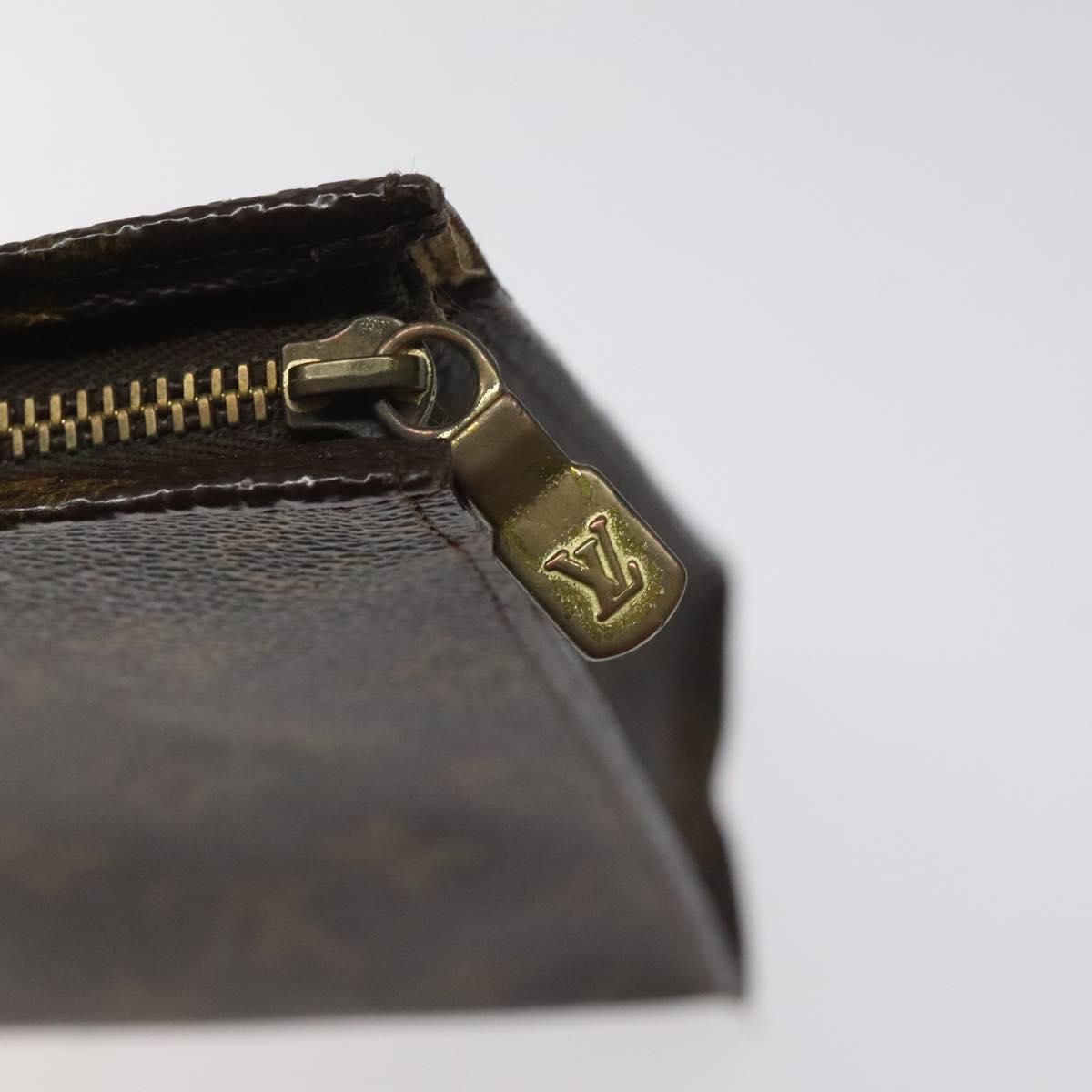 LOUIS VUITTON Monogram Poche Toilette 26 Pouch M47542 LV Auth EC669