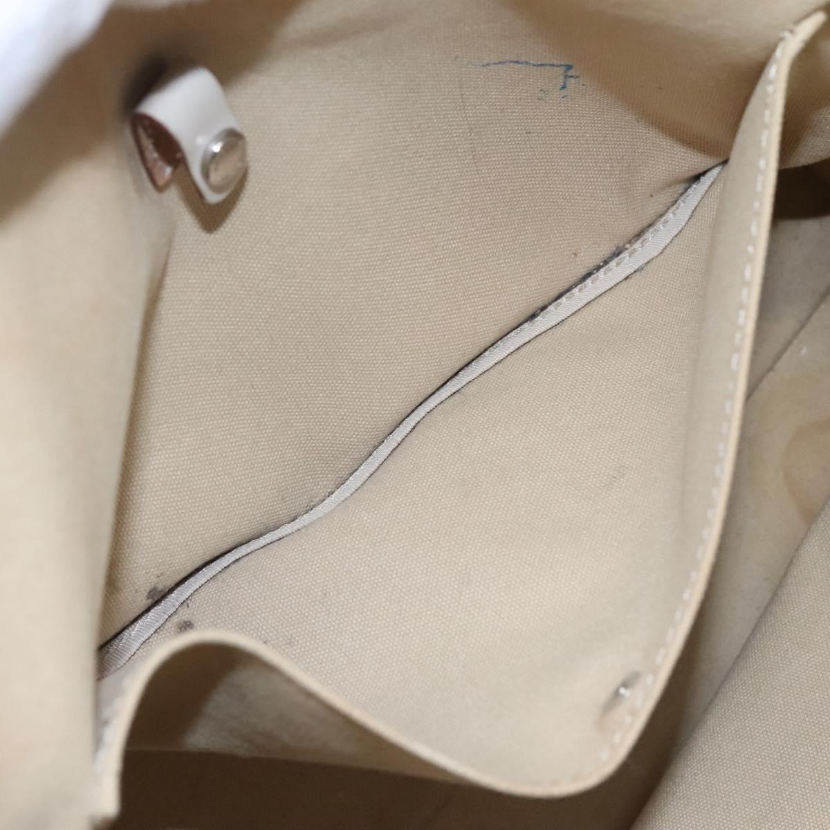 BURBERRY Nova Check Blue Label Tote Bag Nylon Pink White Silver Auth EC681