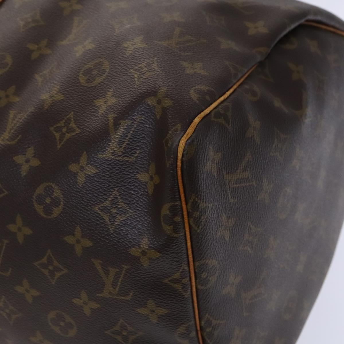 LOUIS VUITTON Monogram Keepall 55 Boston Bag M41424 LV Auth EC683