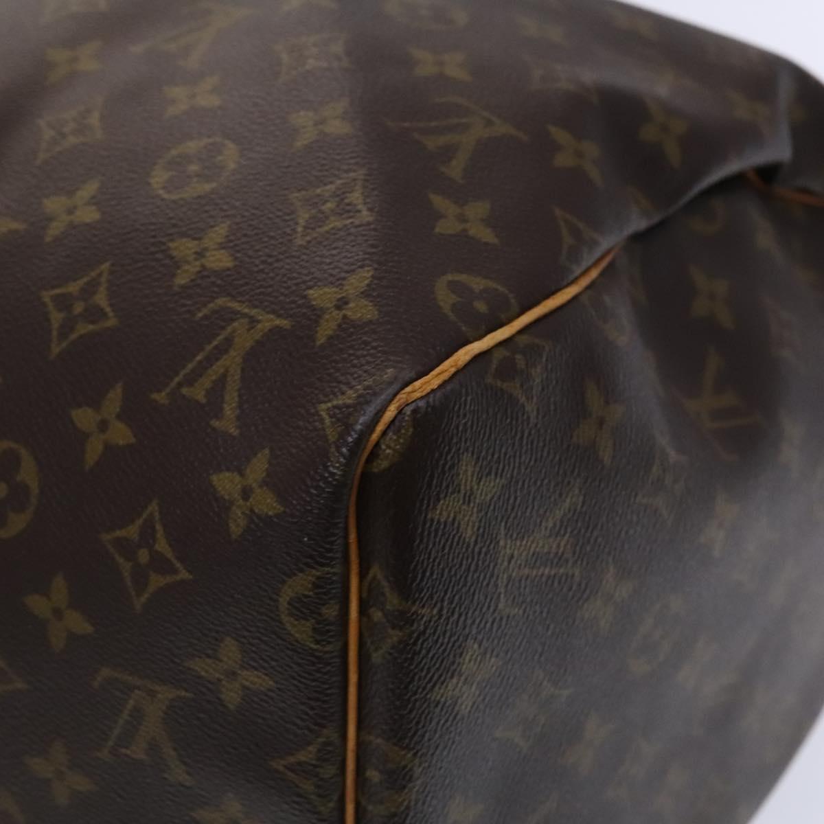 LOUIS VUITTON Monogram Keepall 55 Boston Bag M41424 LV Auth EC683