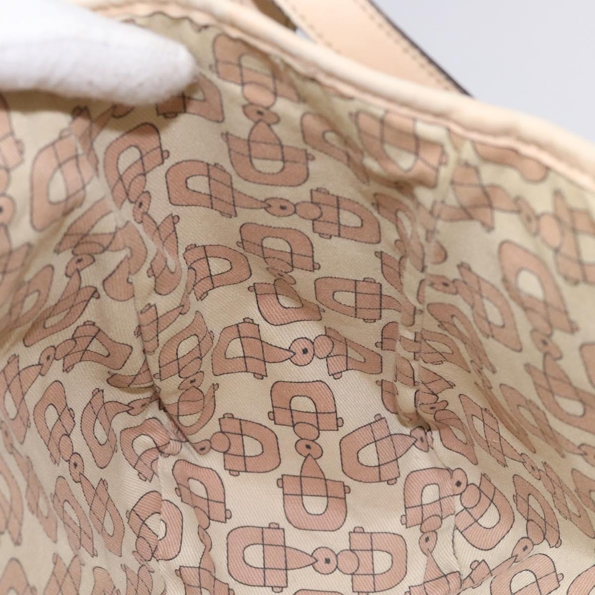 GUCCI GG Canvas Guccissima Abbey Tote Bag Beige Gold 130736 Auth EC697