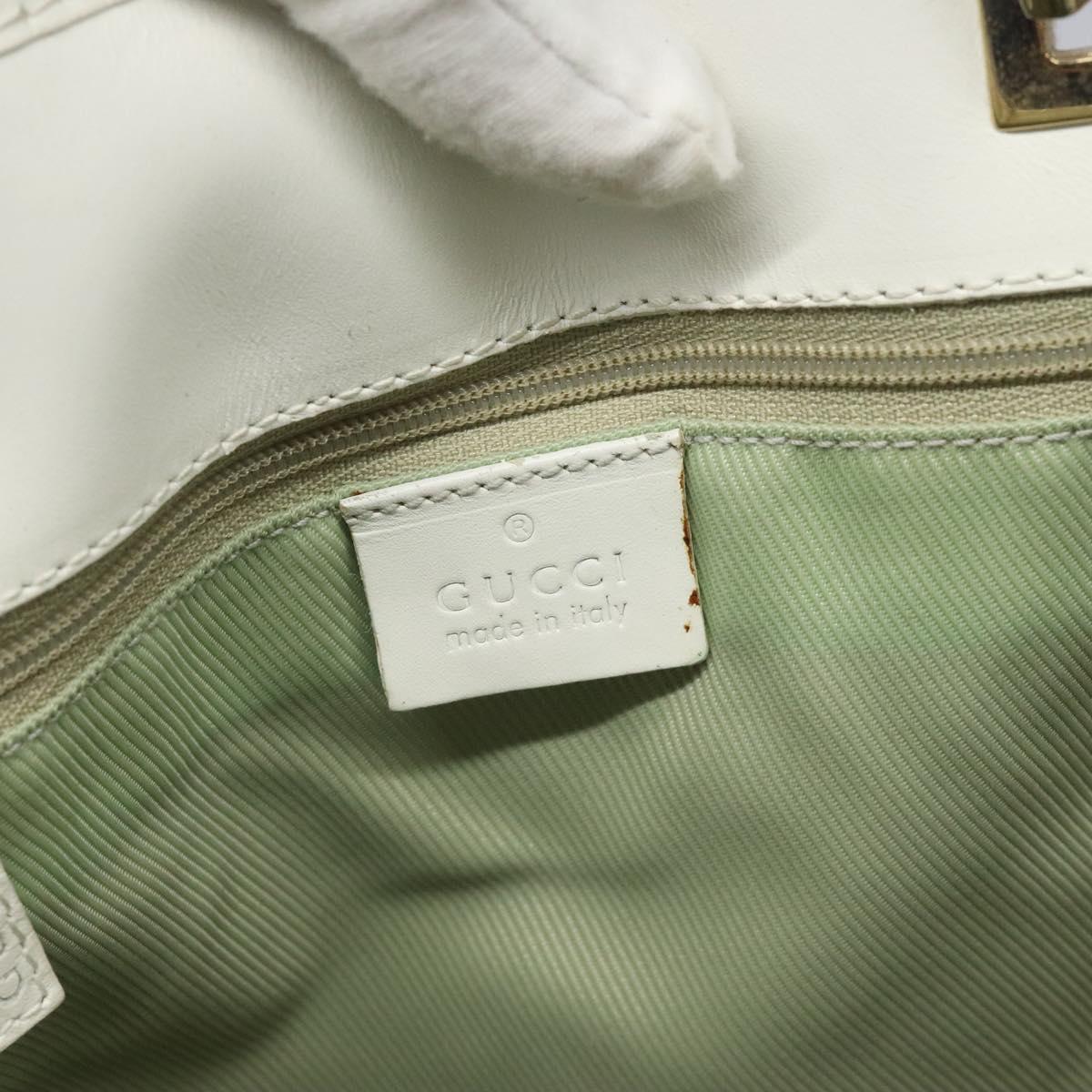 GUCCI GG Canvas Tote Bag Light Blue Gold 002 1098 Auth EC700