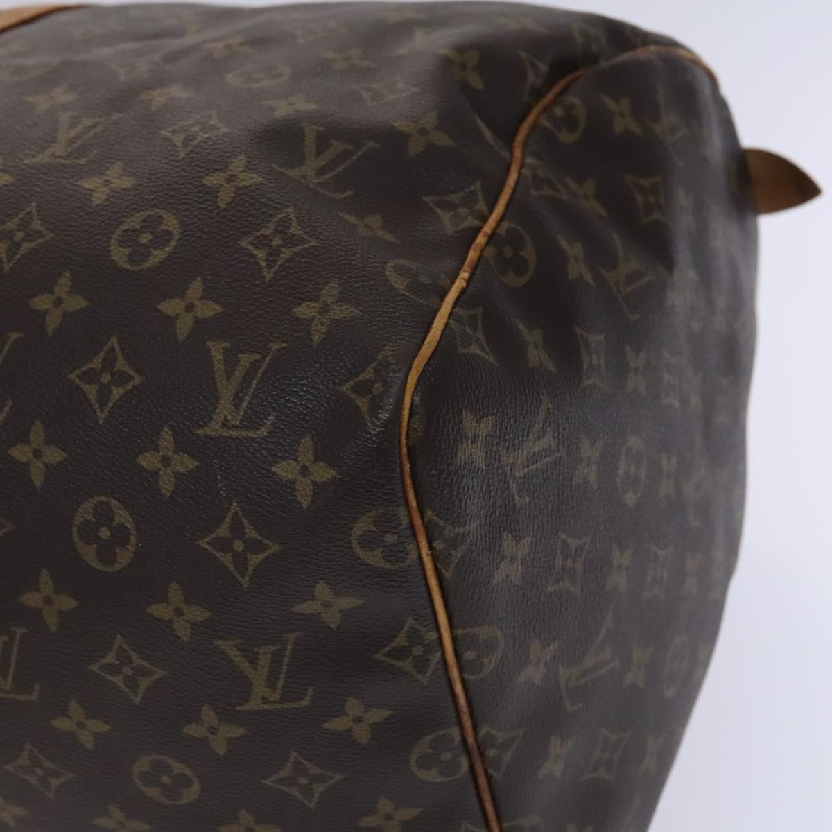 LOUIS VUITTON Monogram Keepall 55 Boston Bag M41424 LV Auth EC703