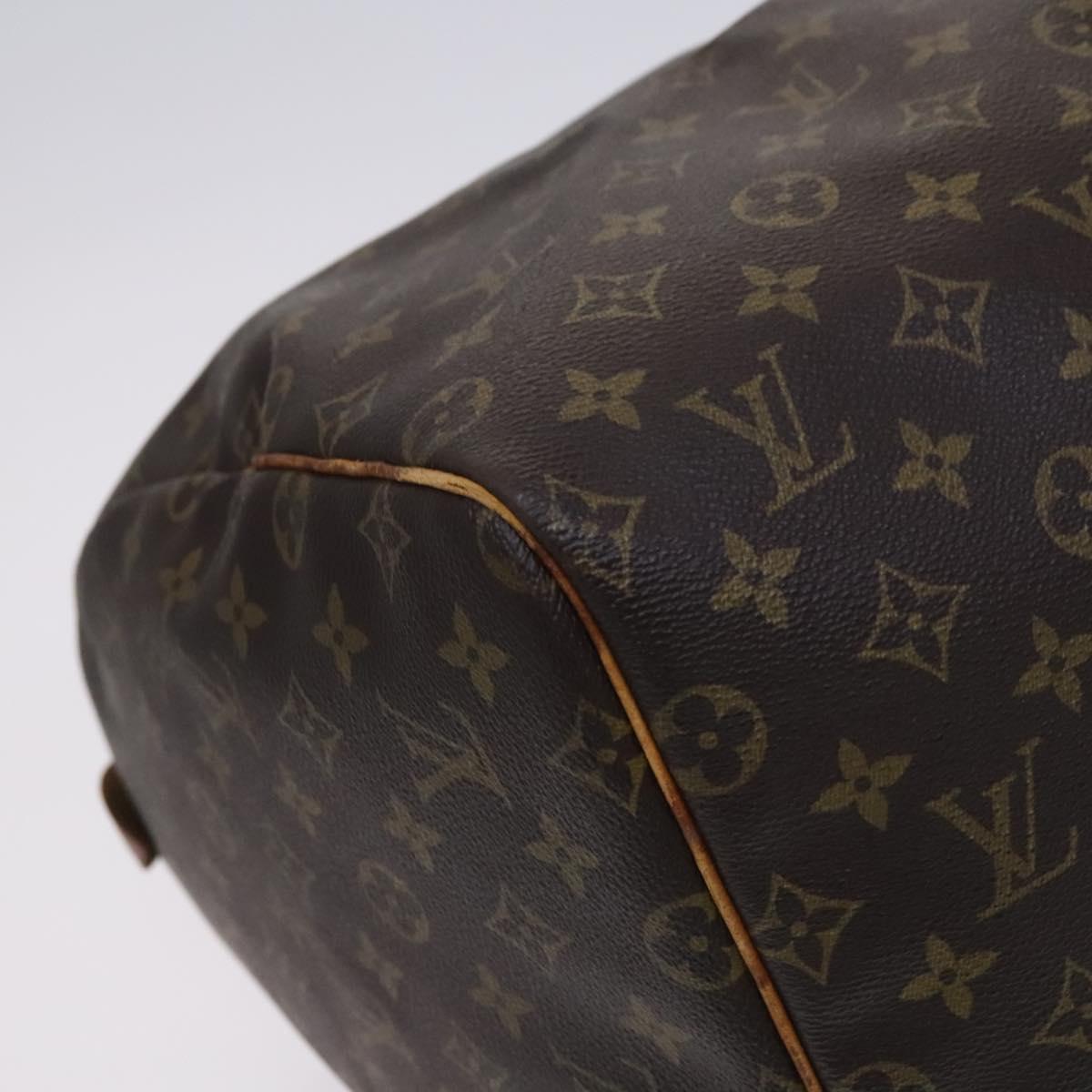 LOUIS VUITTON Monogram Keepall 55 Boston Bag M41424 LV Auth EC703