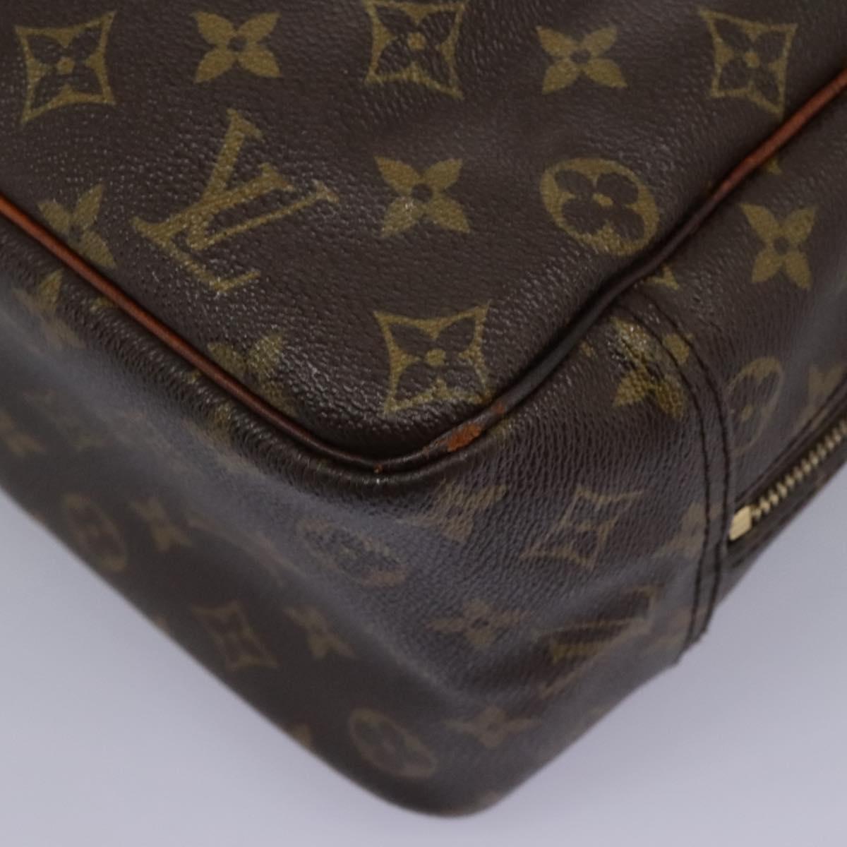 LOUIS VUITTON Monogram Deauville Hand Bag M47270 LV Auth EC707
