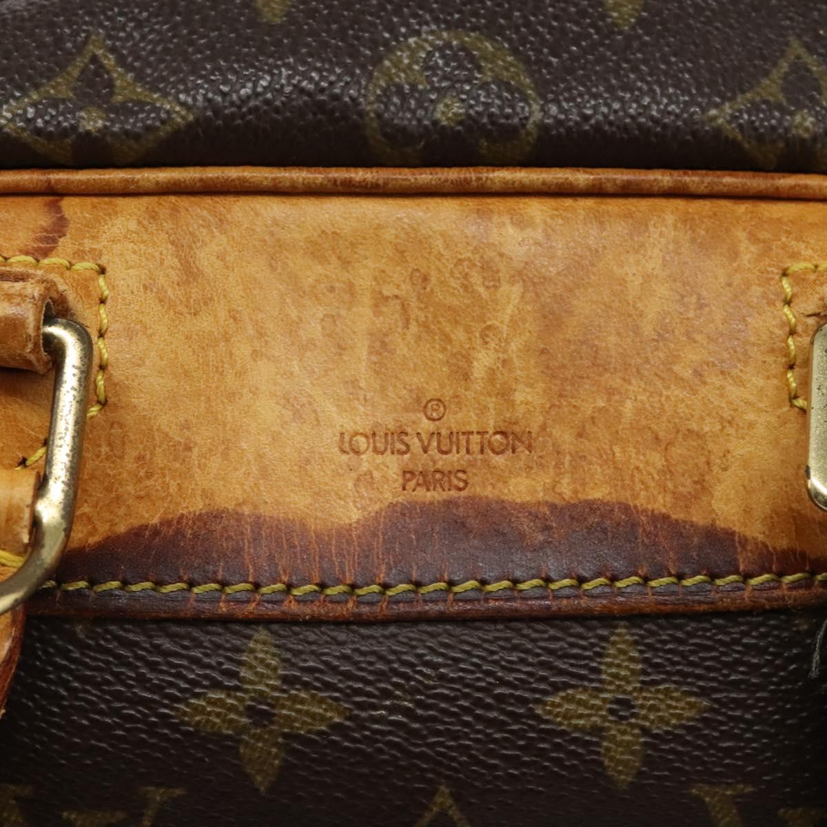 LOUIS VUITTON Monogram Deauville Hand Bag M47270 LV Auth EC707