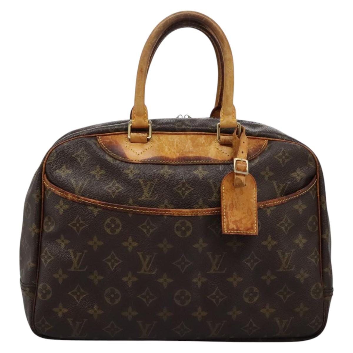 LOUIS VUITTON Monogram Deauville Hand Bag M47270 LV Auth EC707