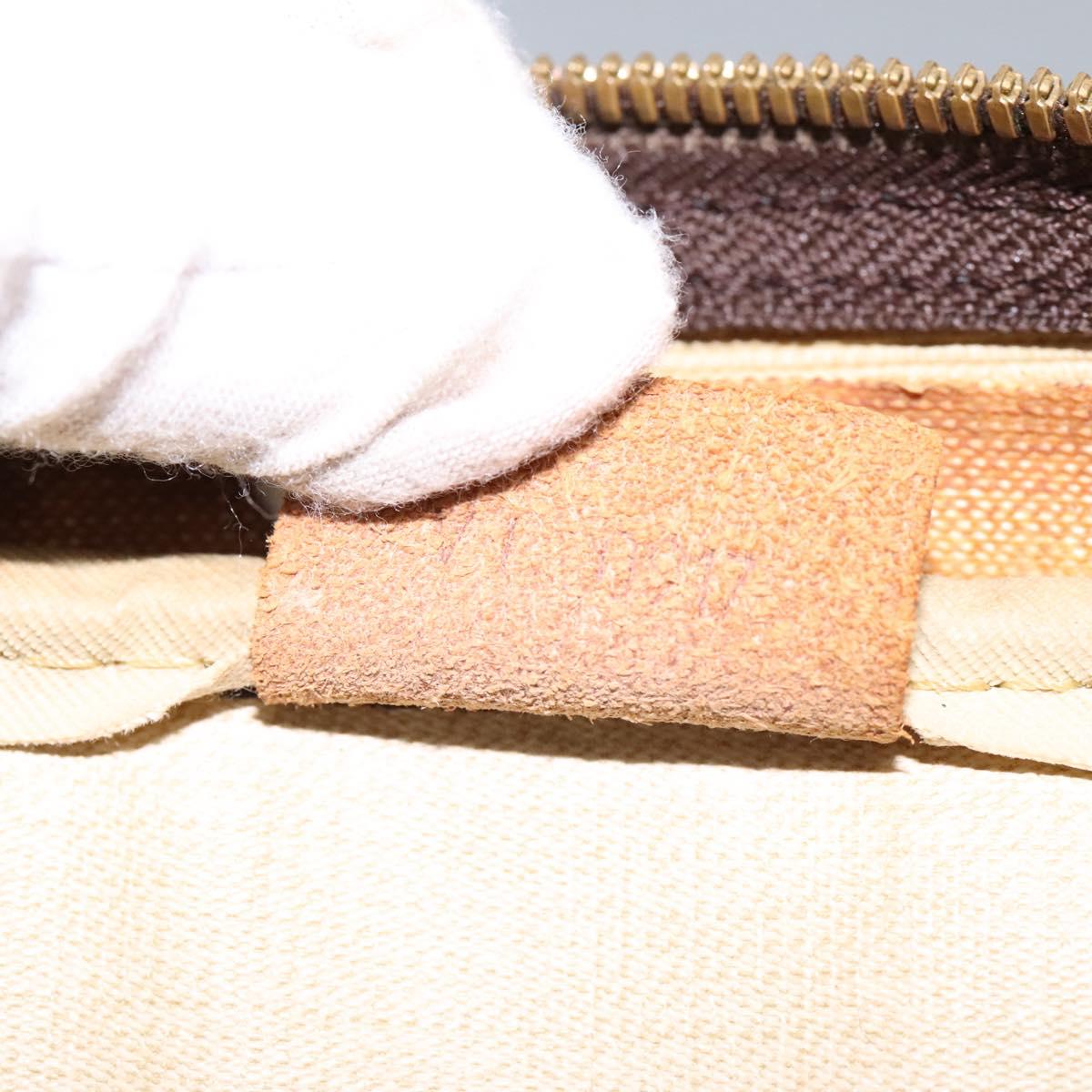 LOUIS VUITTON Monogram Deauville Hand Bag M47270 LV Auth EC707