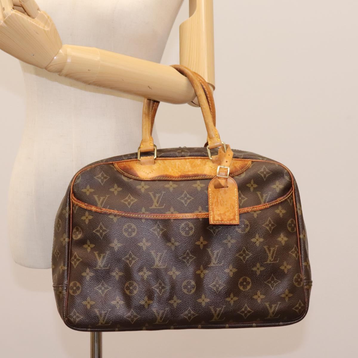 LOUIS VUITTON Monogram Deauville Hand Bag M47270 LV Auth EC707