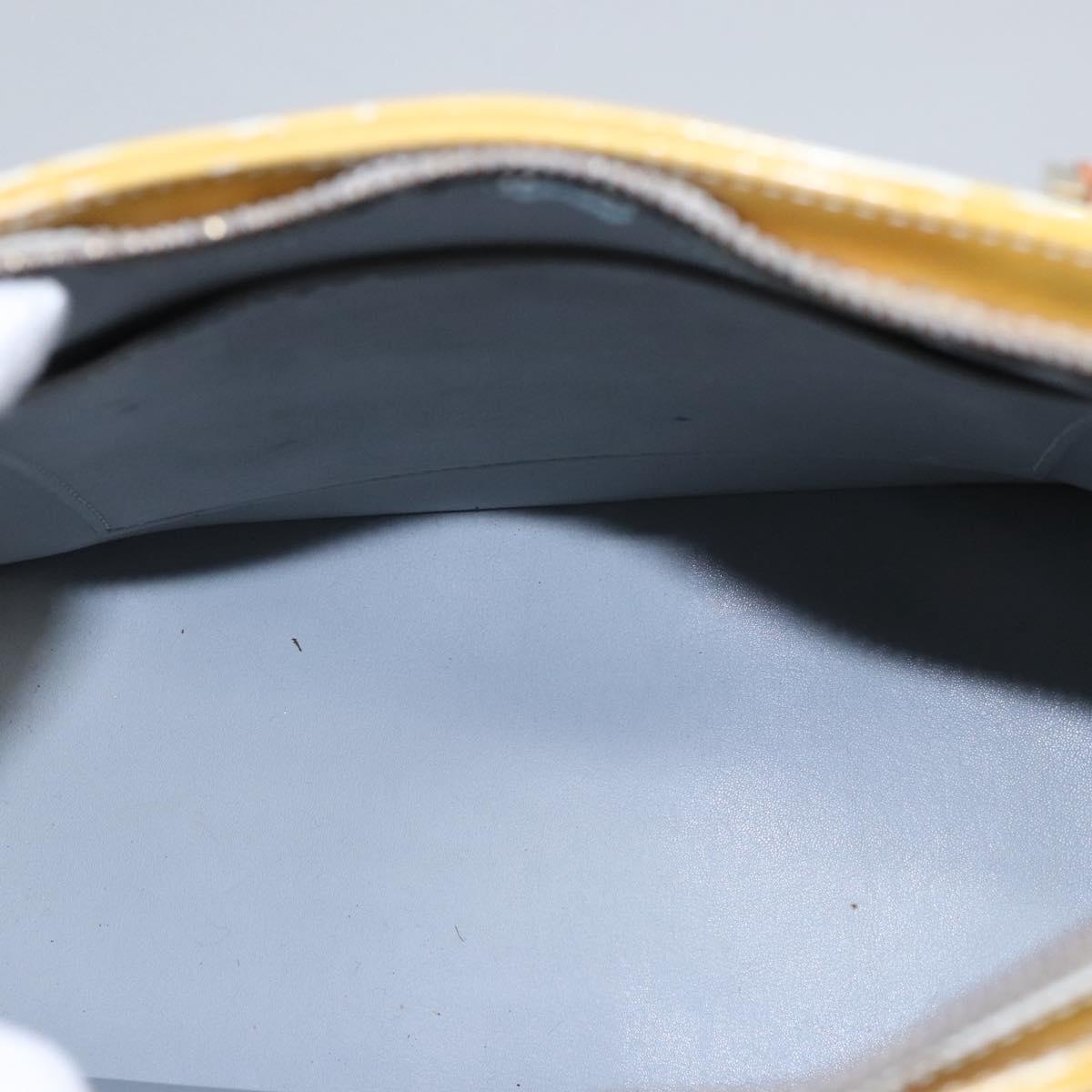 LOUIS VUITTON Monogram Vernis Houston Hand Bag Gris M91053 LV Auth EC710