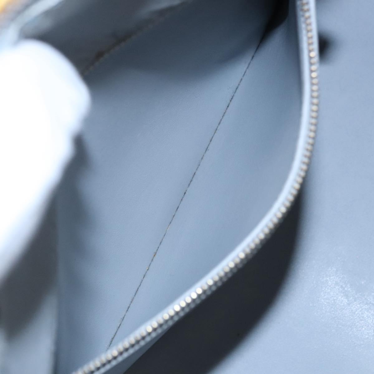 LOUIS VUITTON Monogram Vernis Houston Hand Bag Gris M91053 LV Auth EC710