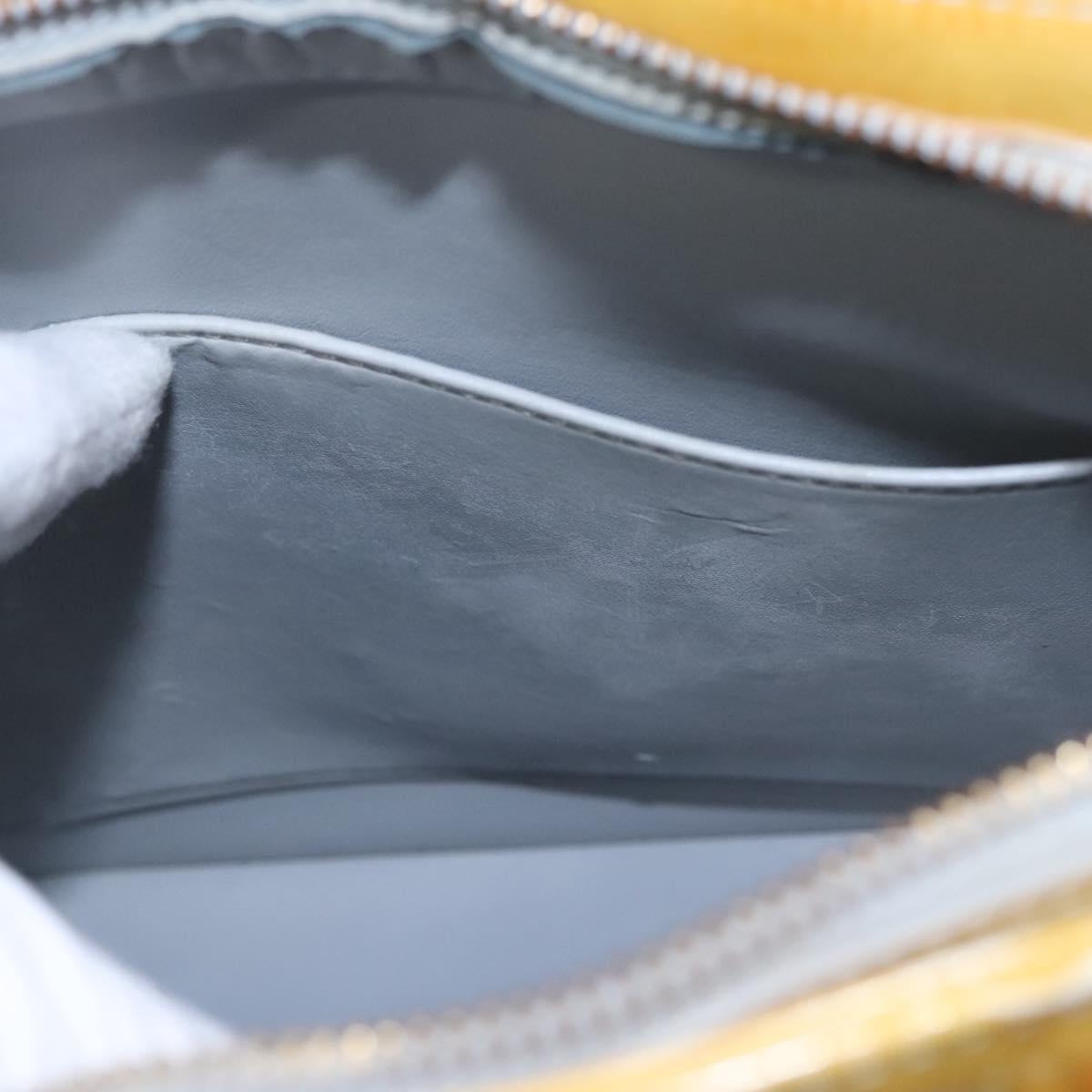 LOUIS VUITTON Monogram Vernis Houston Hand Bag Gris M91053 LV Auth EC710