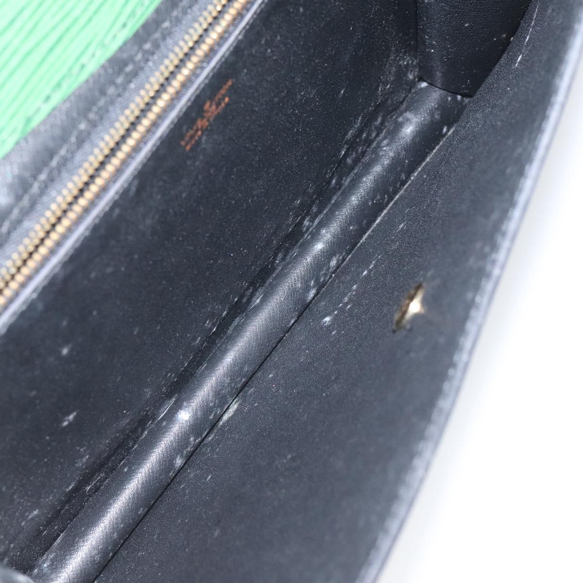 LOUIS VUITTON Epi Montaigne 27 Clutch Bag Green M52654 LV Auth EC712