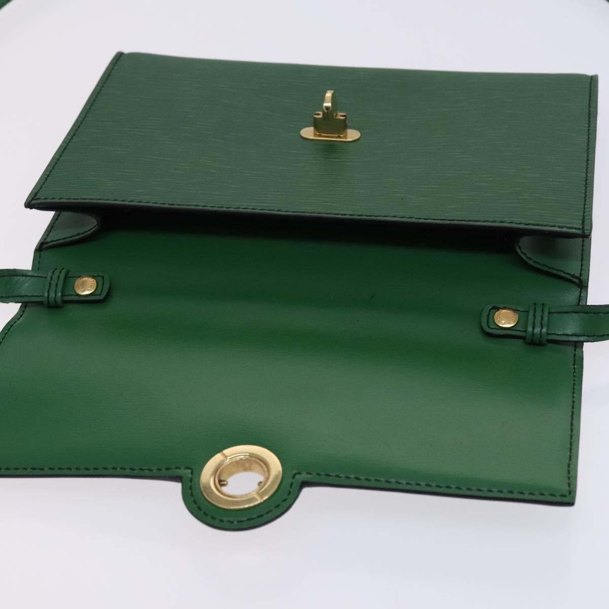 LOUIS VUITTON Epi Pochette Arche Shoulder Bag Green M52574 LV Auth EC713
