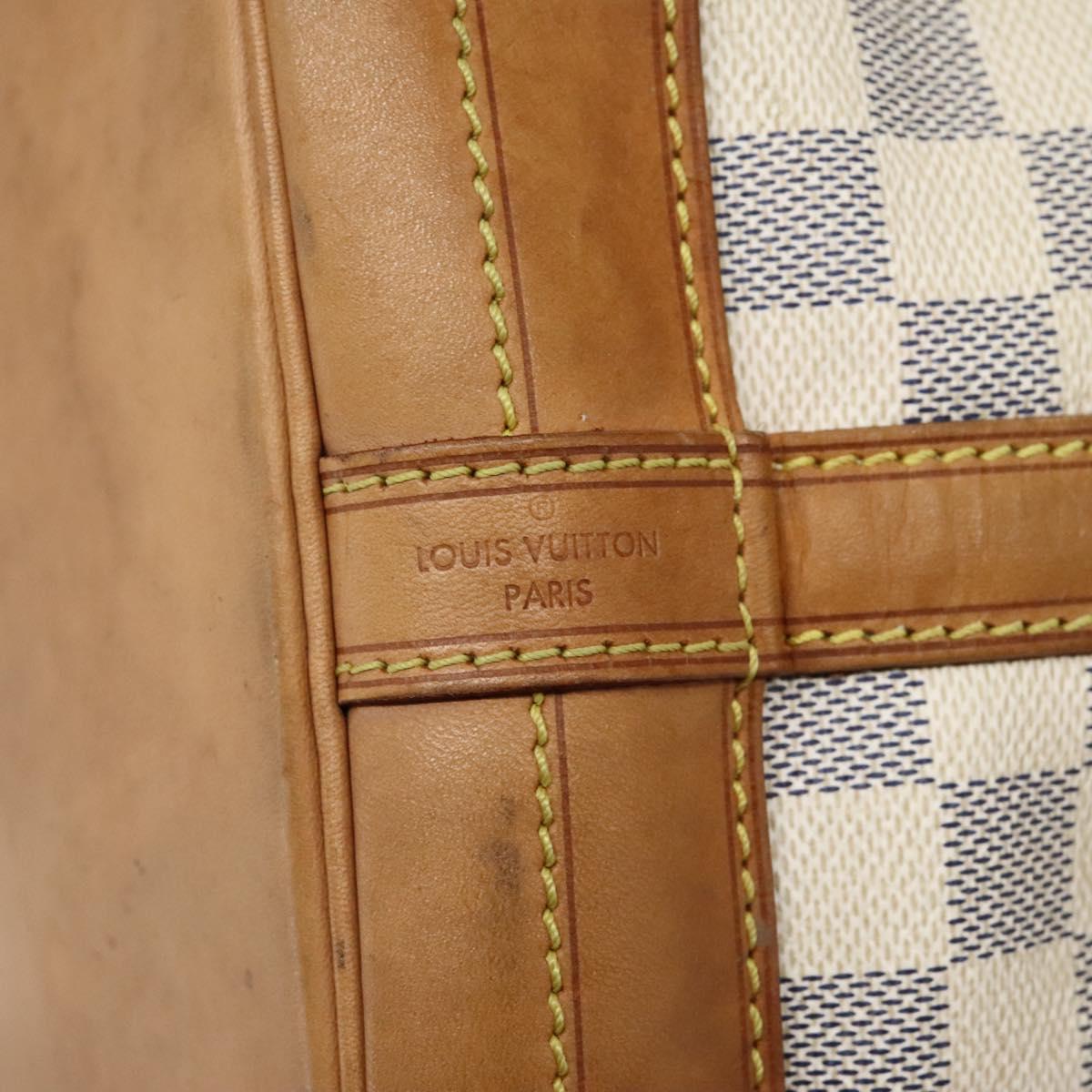 LOUIS VUITTON Damier Azur Noe Shoulder Bag N42222 LV Auth EC723