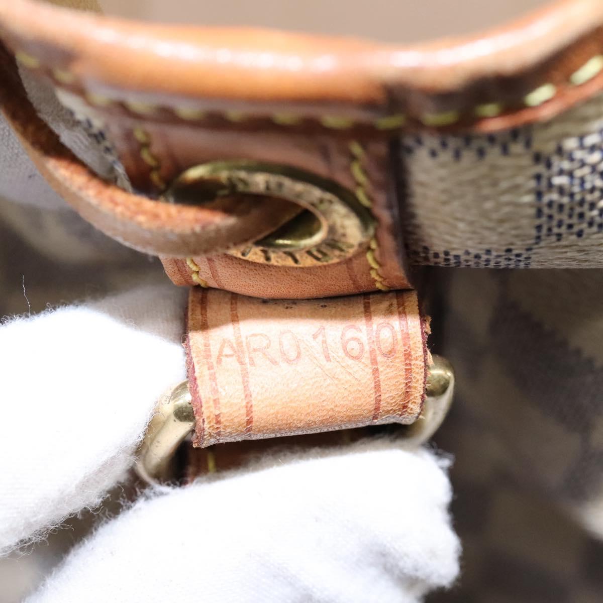 LOUIS VUITTON Damier Azur Noe Shoulder Bag N42222 LV Auth EC723