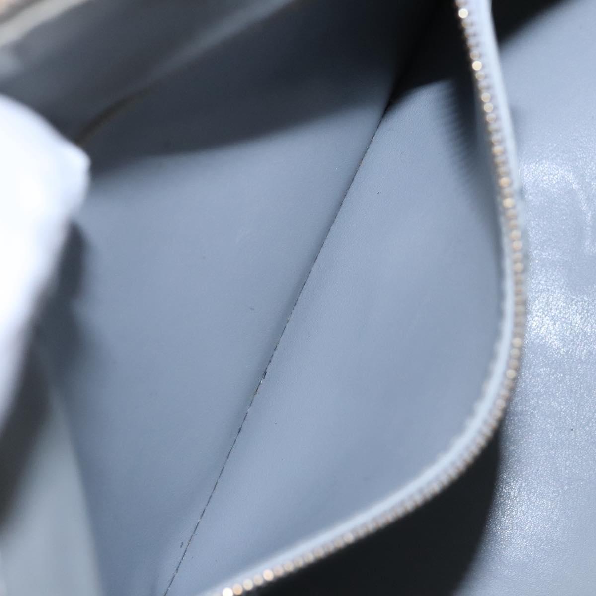 LOUIS VUITTON Monogram Vernis Houston Hand Bag Gris M91053 LV Auth EC730