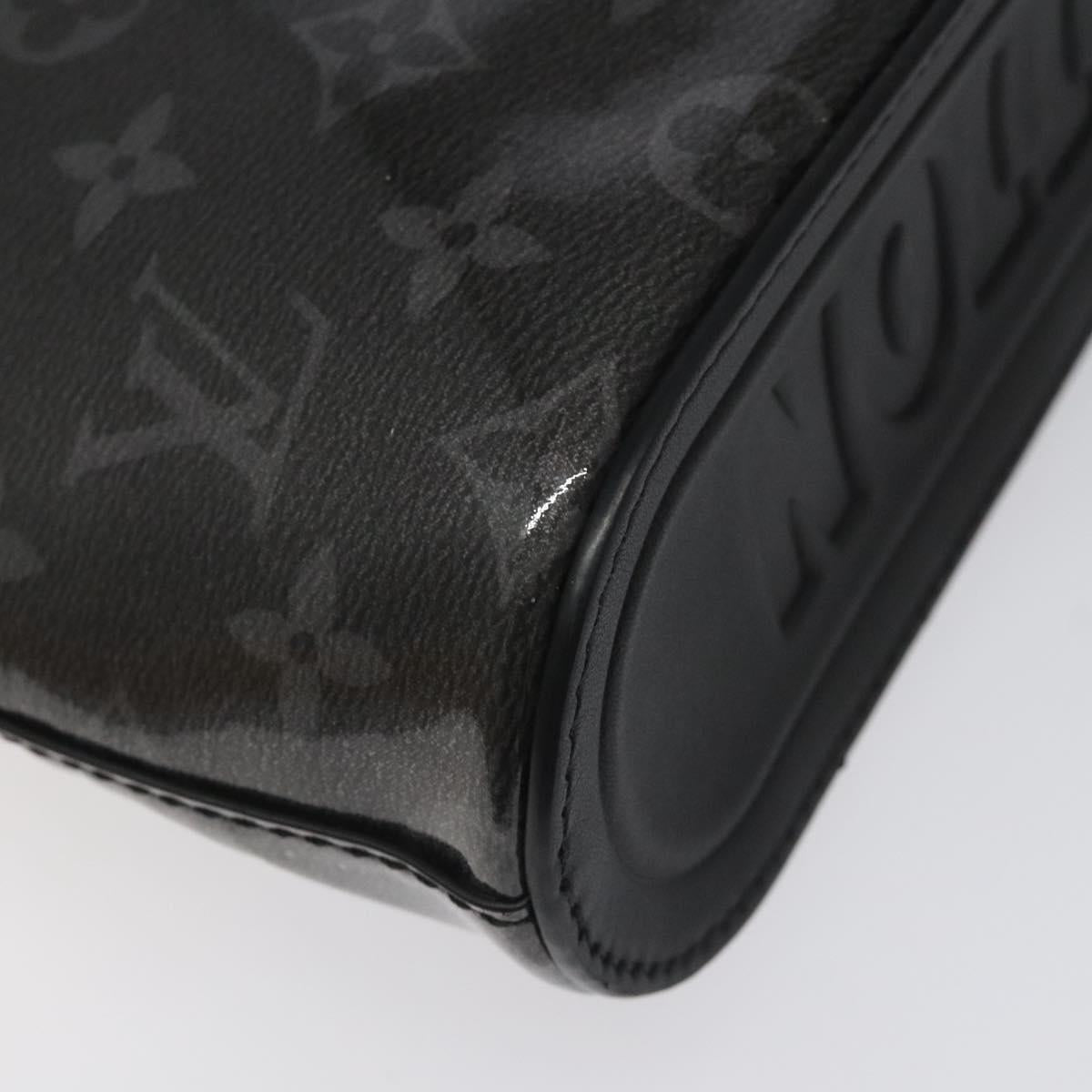 LOUIS VUITTON Eclipse Glaze Pochette Cosmos Clutch Bag M63373 LV Auth EC777