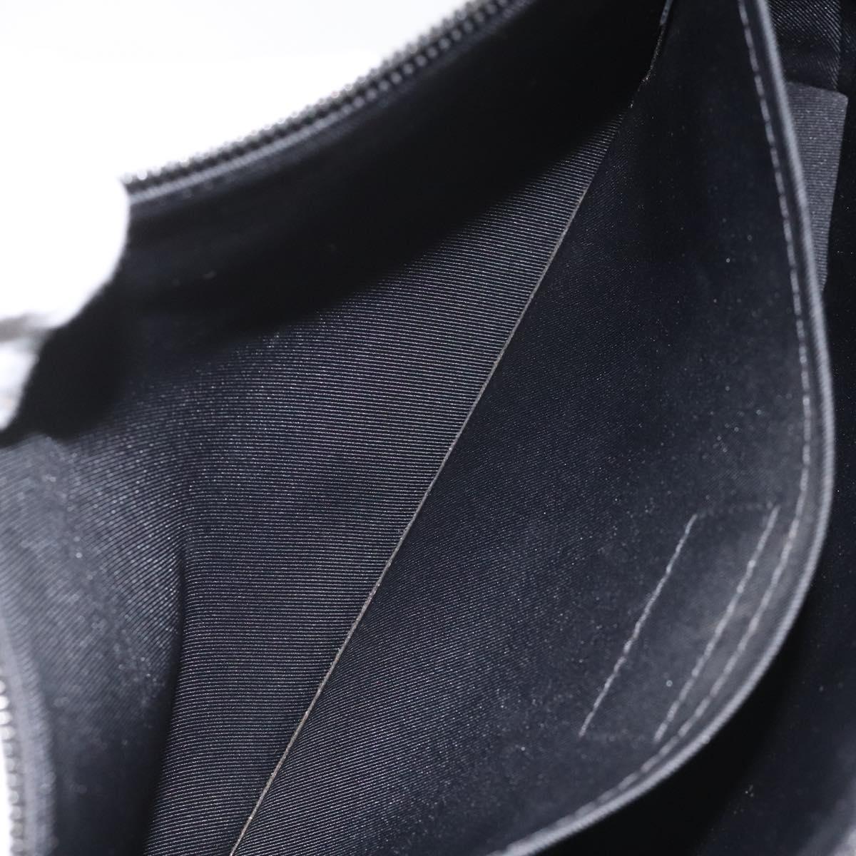 LOUIS VUITTON Eclipse Glaze Pochette Cosmos Clutch Bag M63373 LV Auth EC777