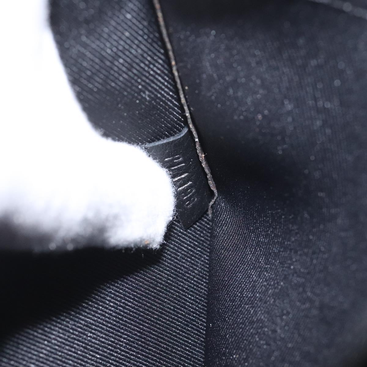 LOUIS VUITTON Eclipse Glaze Pochette Cosmos Clutch Bag M63373 LV Auth EC777