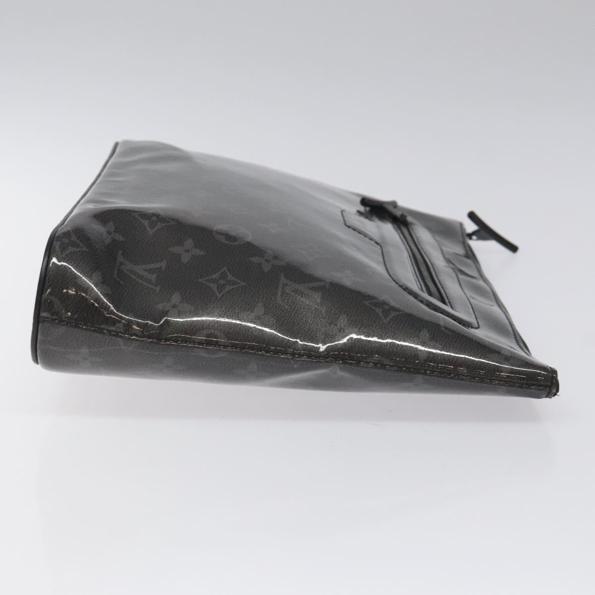 LOUIS VUITTON Eclipse Glaze Pochette Cosmos Clutch Bag M63373 LV Auth EC777