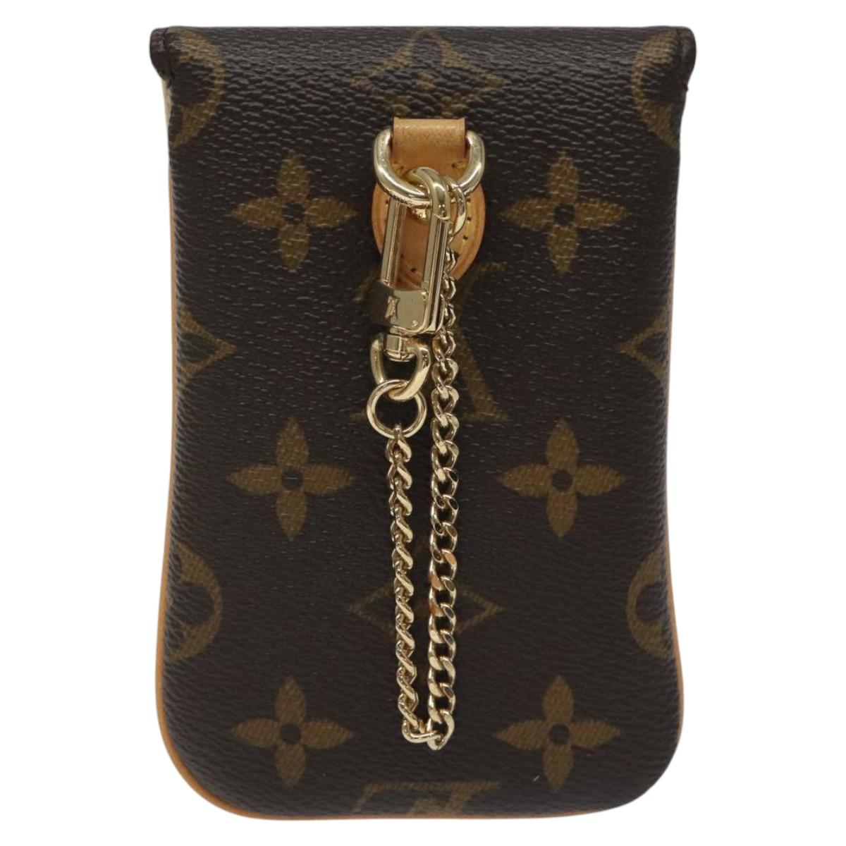 LOUIS VUITTON Monogram Etui Telephonne MM Cell Phone Case M66546 LV Auth EC799V