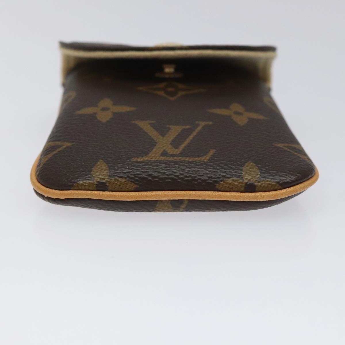 LOUIS VUITTON Monogram Etui Telephonne MM Cell Phone Case M66546 LV Auth EC799V