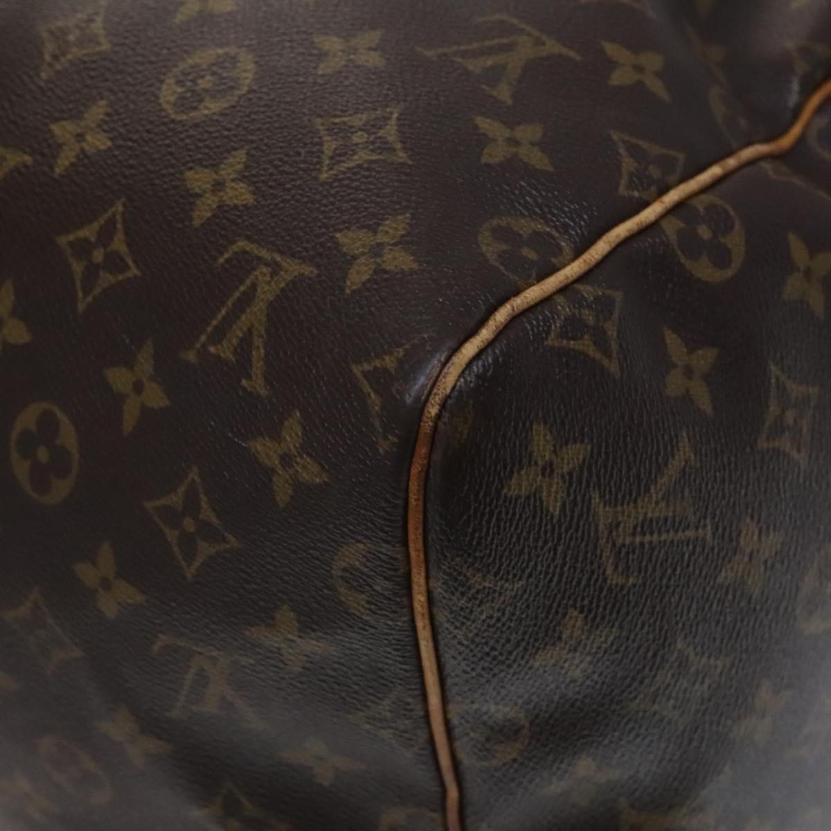 LOUIS VUITTON Monogram Keepall 55 Boston Bag M41424 LV Auth EC814