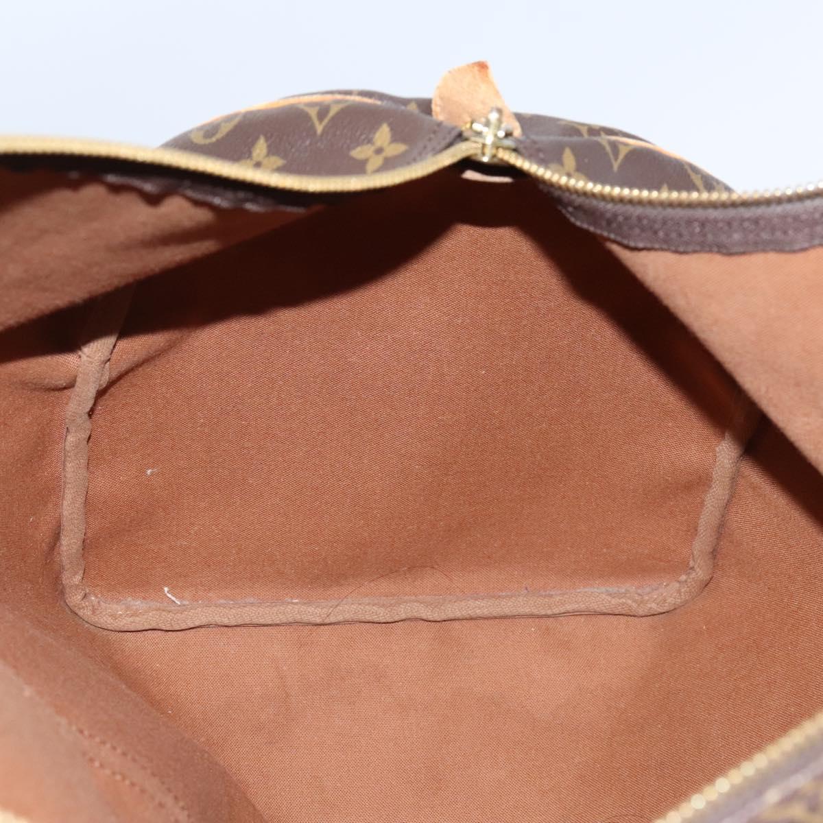 LOUIS VUITTON Monogram Keepall 55 Boston Bag M41424 LV Auth EC814