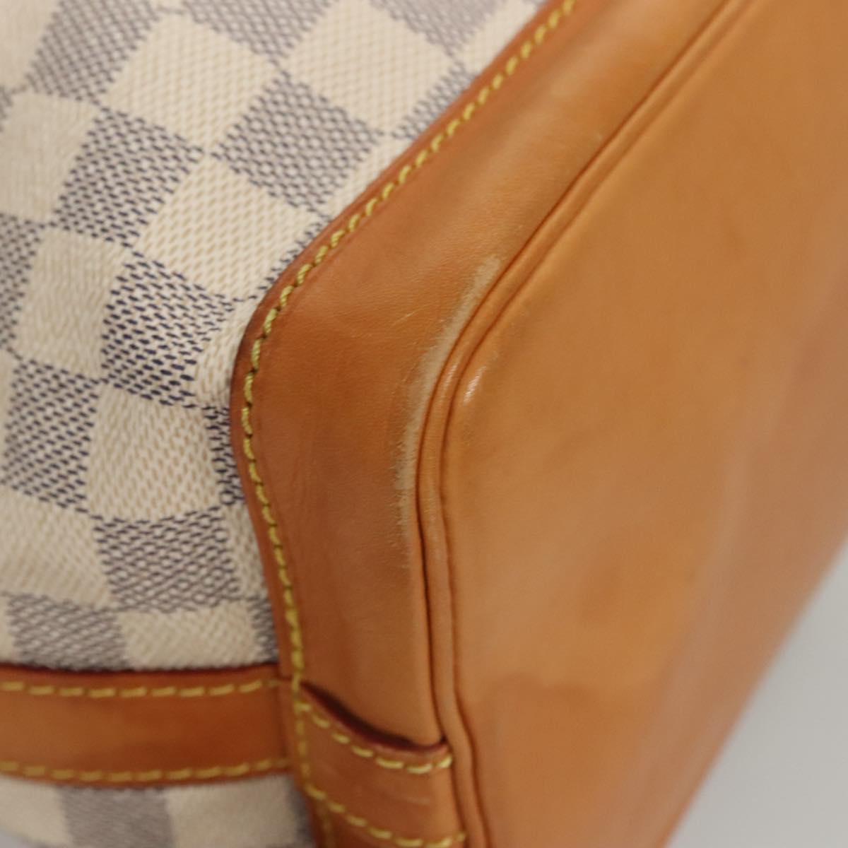 LOUIS VUITTON Damier Azur Noe BB Shoulder Bag N41220 LV Auth EC821