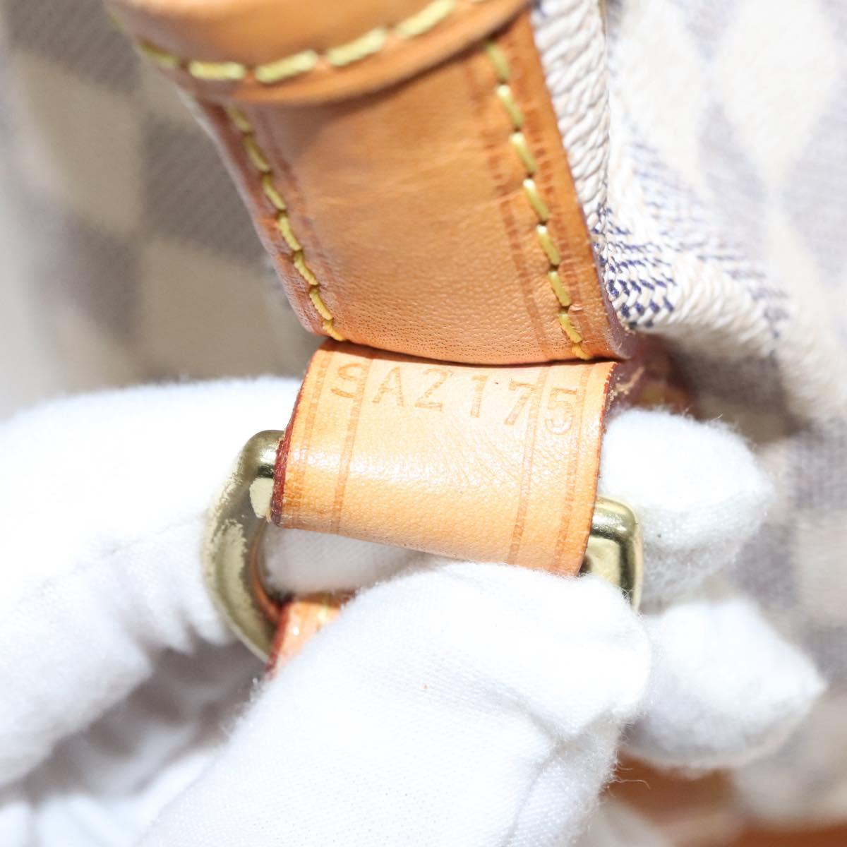 LOUIS VUITTON Damier Azur Noe BB Shoulder Bag N41220 LV Auth EC821