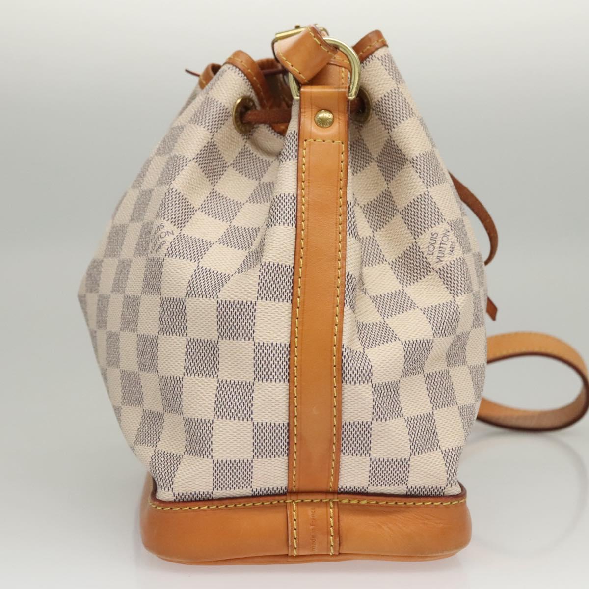 LOUIS VUITTON Damier Azur Noe BB Shoulder Bag N41220 LV Auth EC821