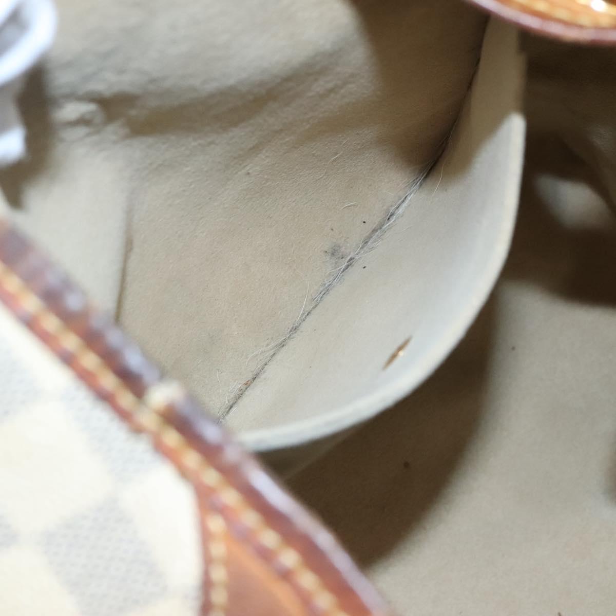 LOUIS VUITTON Damier Azur Galliera PM Shoulder Bag N55215 LV Auth EC838