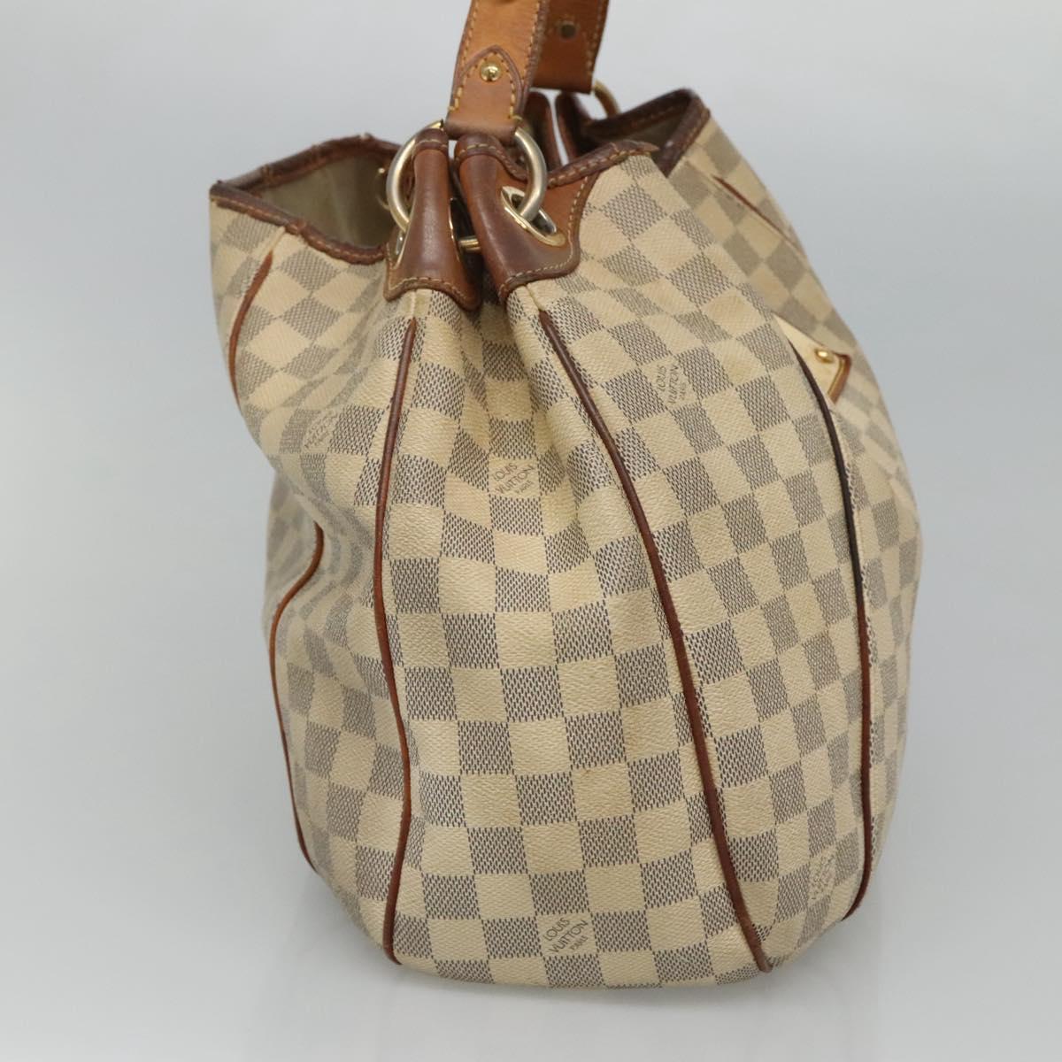 LOUIS VUITTON Damier Azur Galliera PM Shoulder Bag N55215 LV Auth EC838