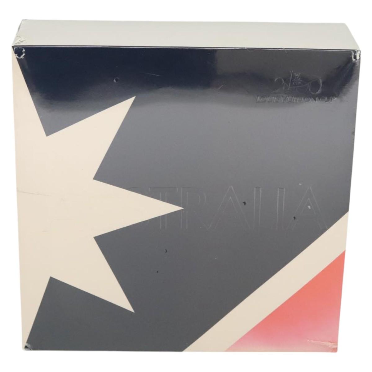 LOUIS VUITTON LV Cup Australia Puzzle Visionaire 30 Only To 6000 Red Auth EC840
