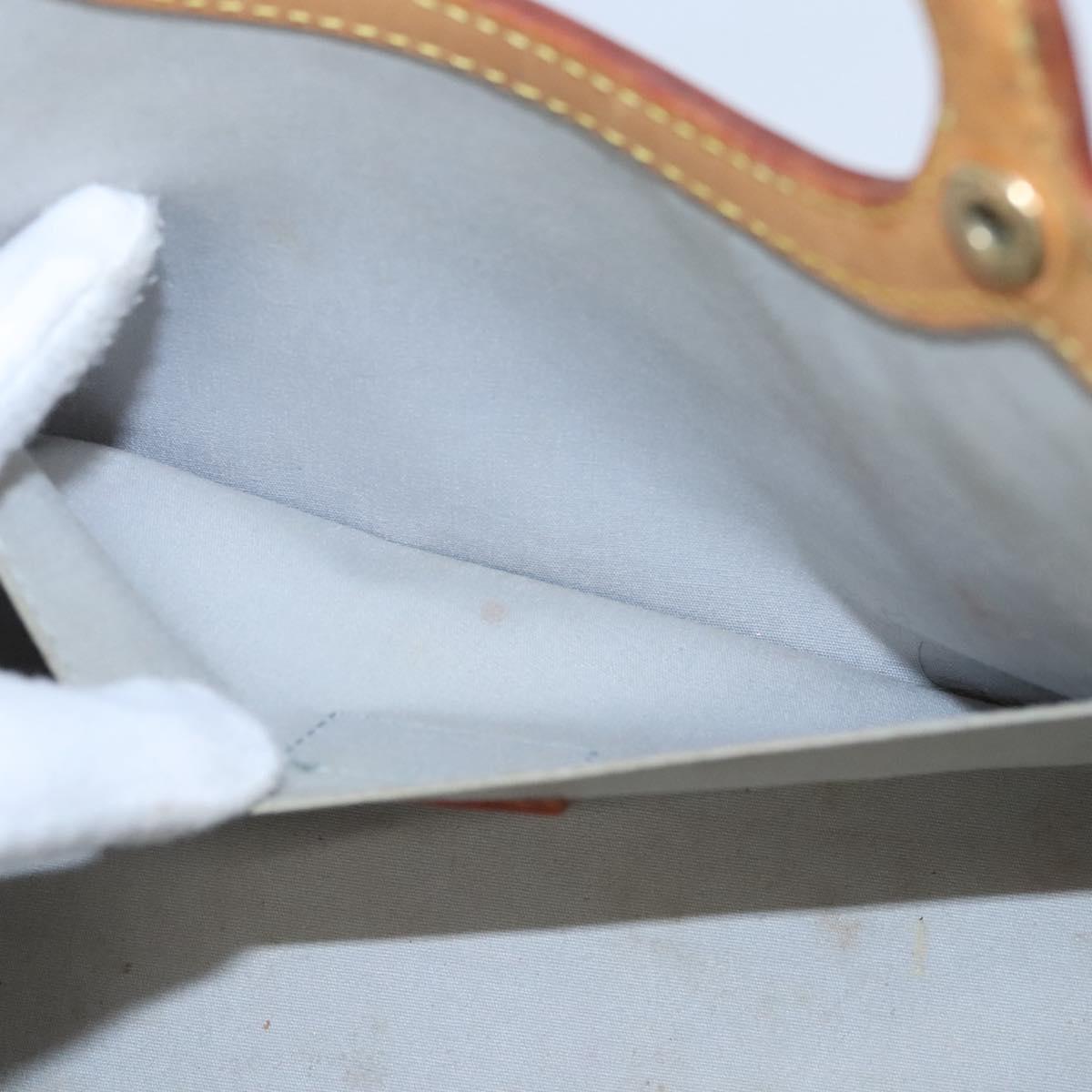 LOUIS VUITTON Monogram Vernis Roxbury Drive Hand Bag Perle M91374 LV Auth EC862