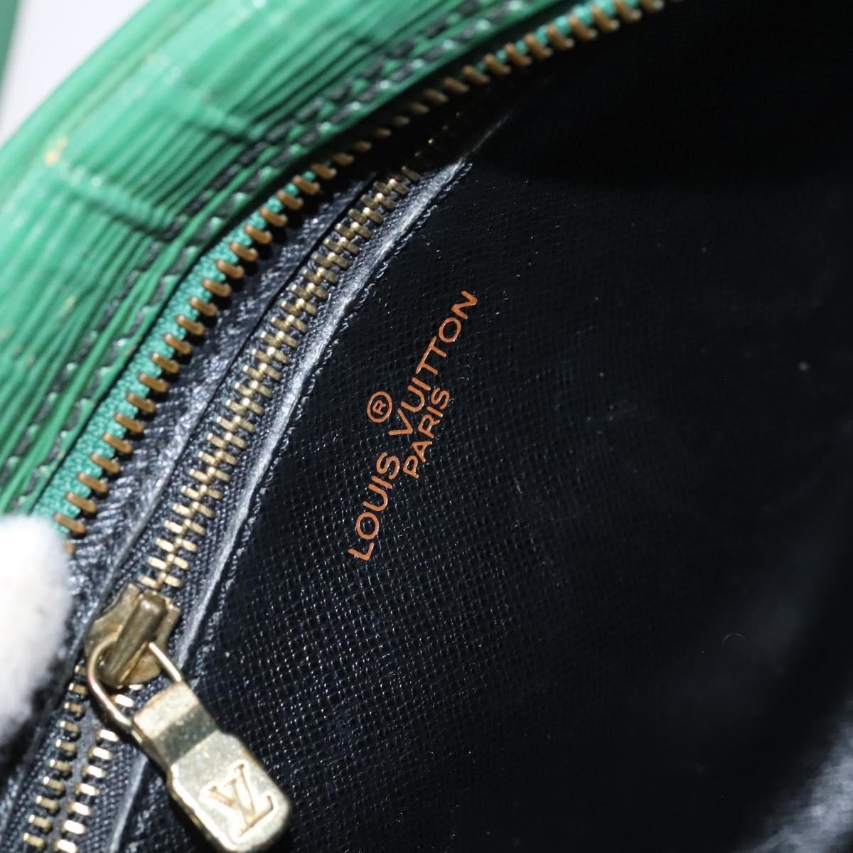 LOUIS VUITTON Epi Jeune Fille MM Shoulder Bag Green M52154 LV Auth EC877