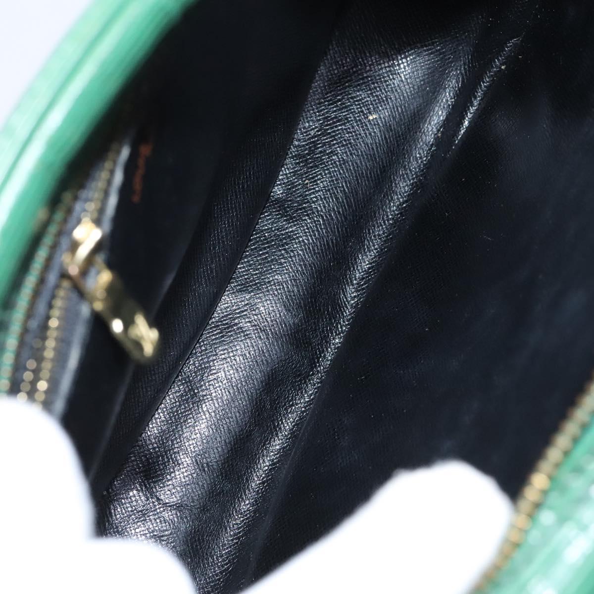 LOUIS VUITTON Epi Jeune Fille MM Shoulder Bag Green M52154 LV Auth EC877