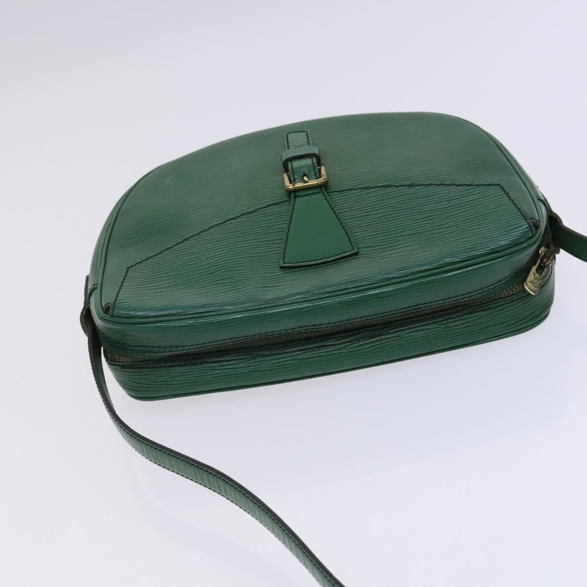 LOUIS VUITTON Epi Jeune Fille MM Shoulder Bag Green M52154 LV Auth EC877