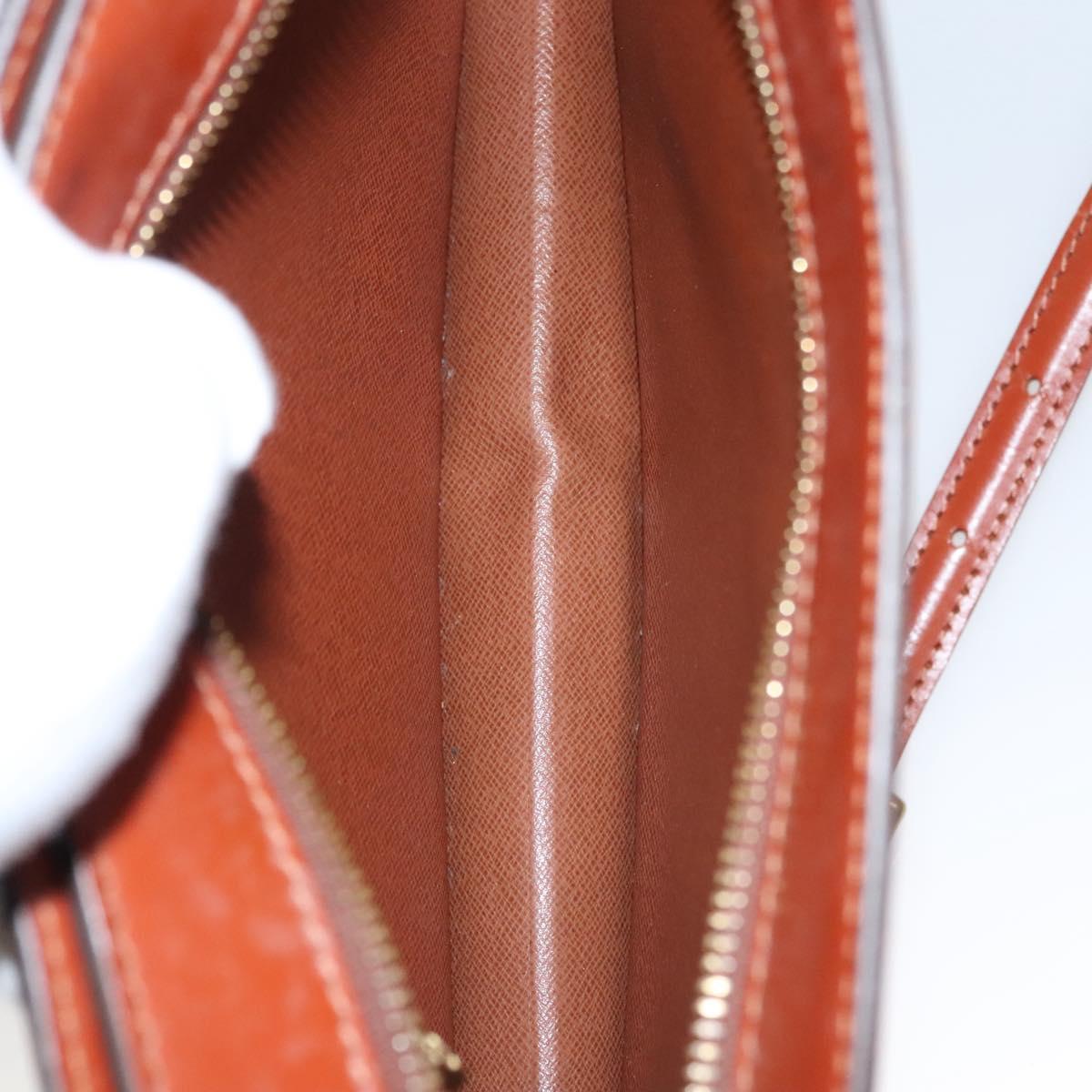 LOUIS VUITTON Epi Angian Clutch Bag Brown M52113 LV Auth EC884