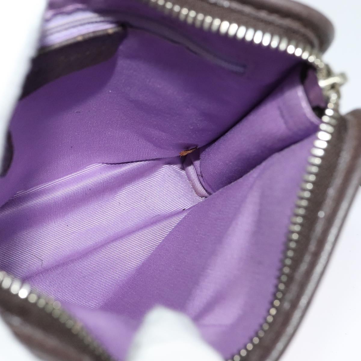 BVLGARI Logo Mania Shoulder Bag Canvas Beige Auth EC908