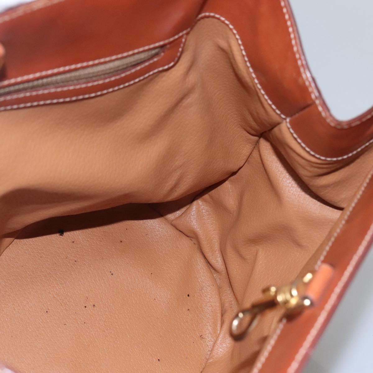 CELINE Macadam Canvas Tote Bag PVC Leather Brown Auth EC931