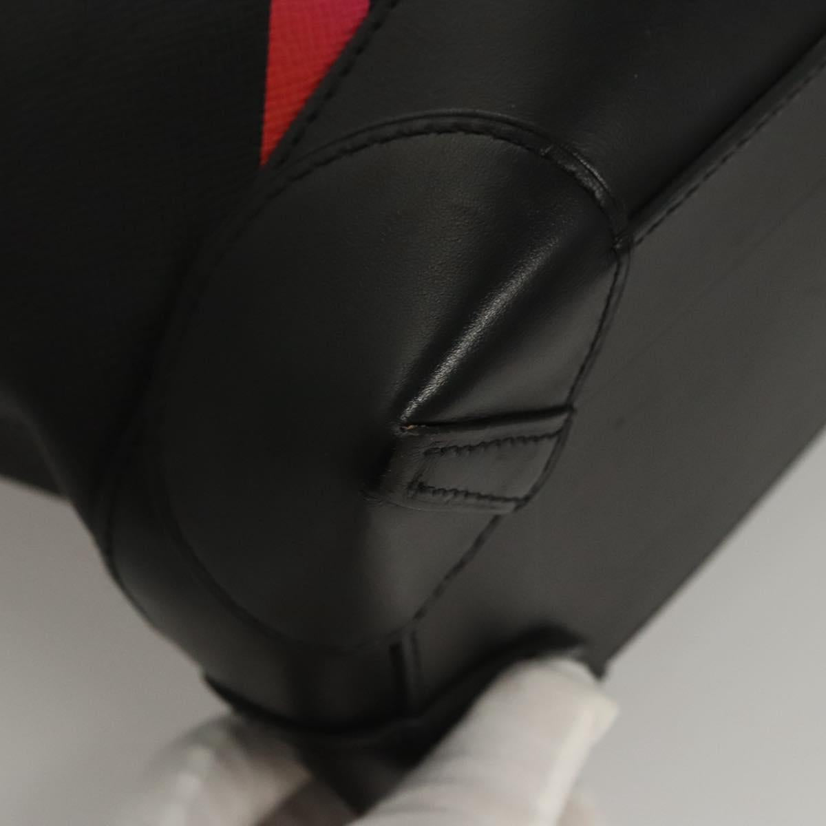 LOUIS VUITTON Taiga Steamer PM Hand Bag Black M30339 LV Auth EC951A