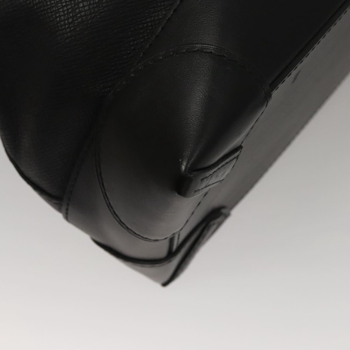 LOUIS VUITTON Taiga Steamer PM Hand Bag Black M30339 LV Auth EC951A