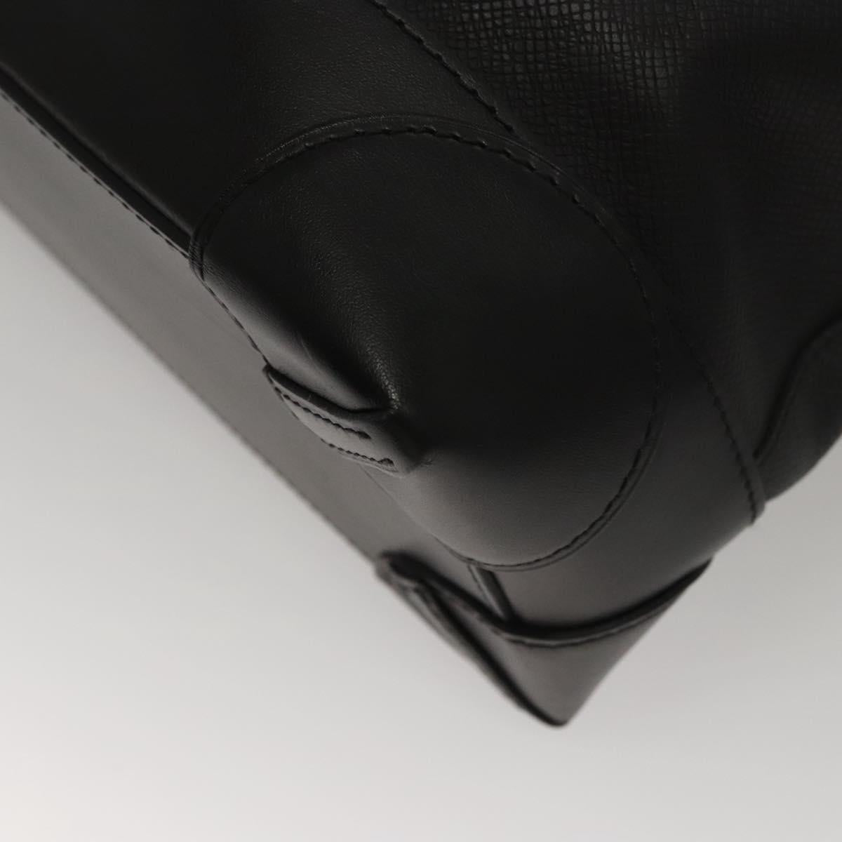 LOUIS VUITTON Taiga Steamer PM Hand Bag Black M30339 LV Auth EC951A