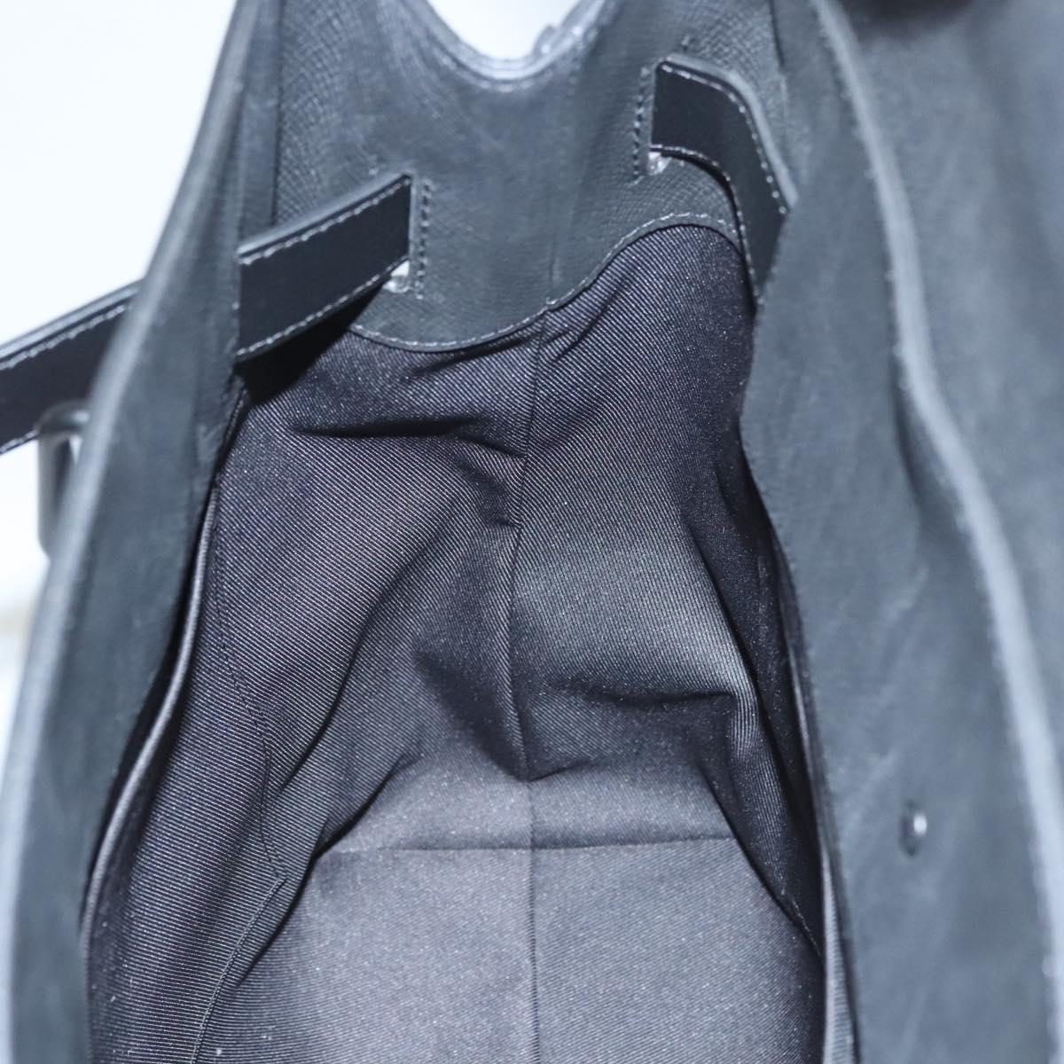 LOUIS VUITTON Taiga Steamer PM Hand Bag Black M30339 LV Auth EC951A