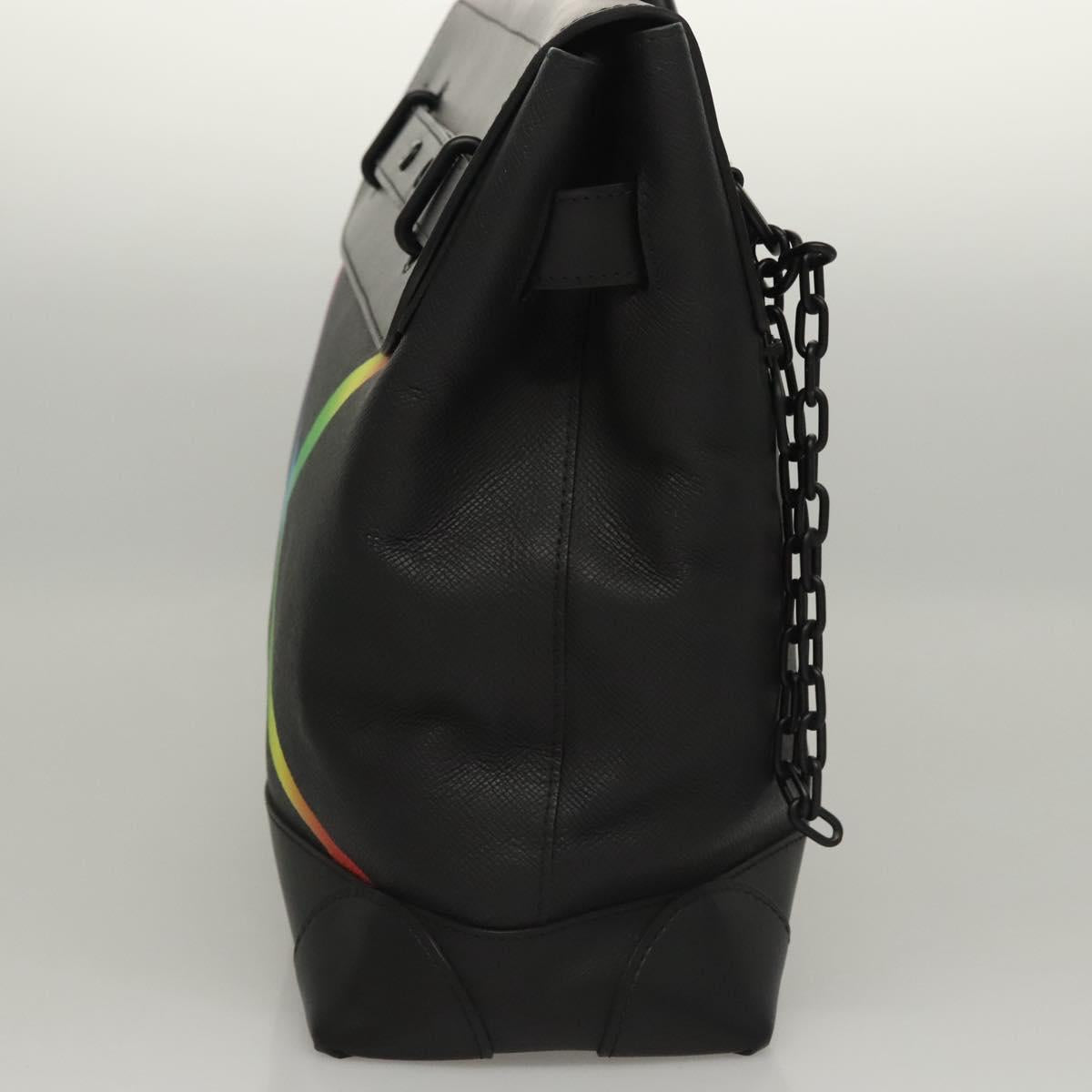 LOUIS VUITTON Taiga Steamer PM Hand Bag Black M30339 LV Auth EC951SM