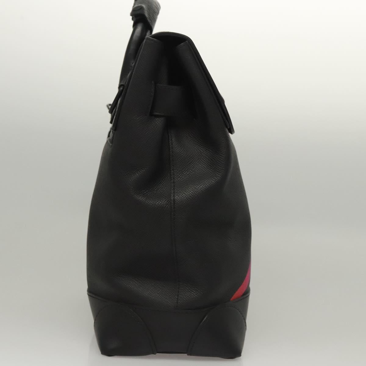 LOUIS VUITTON Taiga Steamer PM Hand Bag Black M30339 LV Auth EC951SM